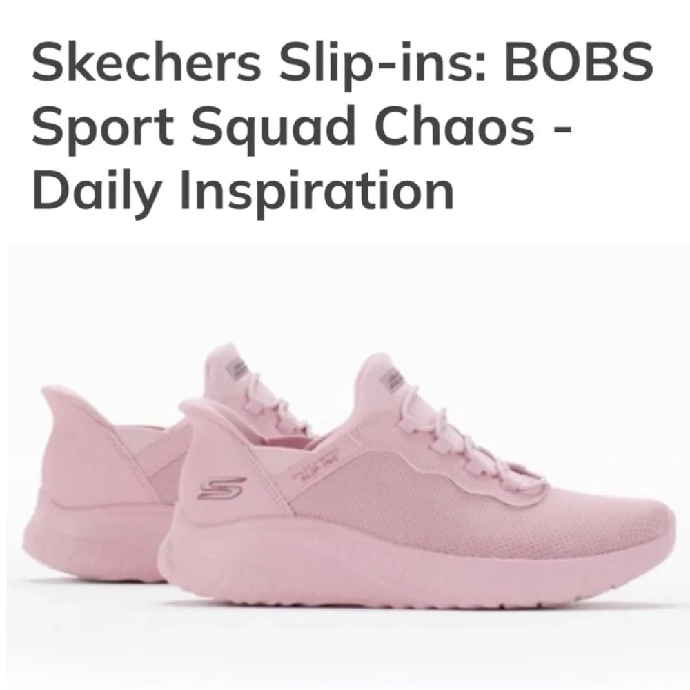 BOBS from Skechers Slip-In Athletic Sneakers - Pink